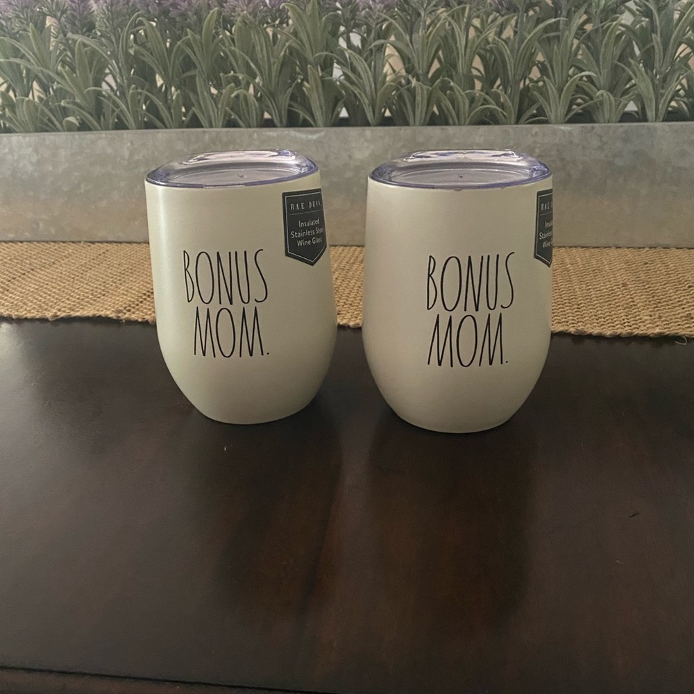 Rae Dunn insulated stainless steel wine glass!